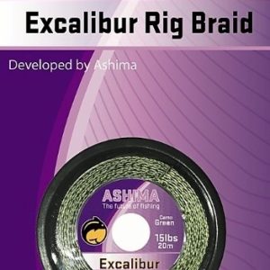 ASHIMA – EXCALIBUR RIG BRAID – CAMO GREEN – 15 LB