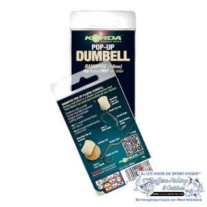 KORDA – POP-UP DUMBELL – BANOFFEE – 16 MM – WIT
