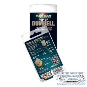 KORDA – POP-UP DUMBELL – FISHY FISH – 16 MM – BEIGE